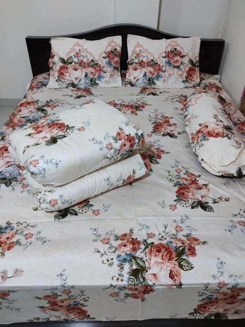 Premium,Quality,Twill,Cotton,Comforter,5,Pcs,Set