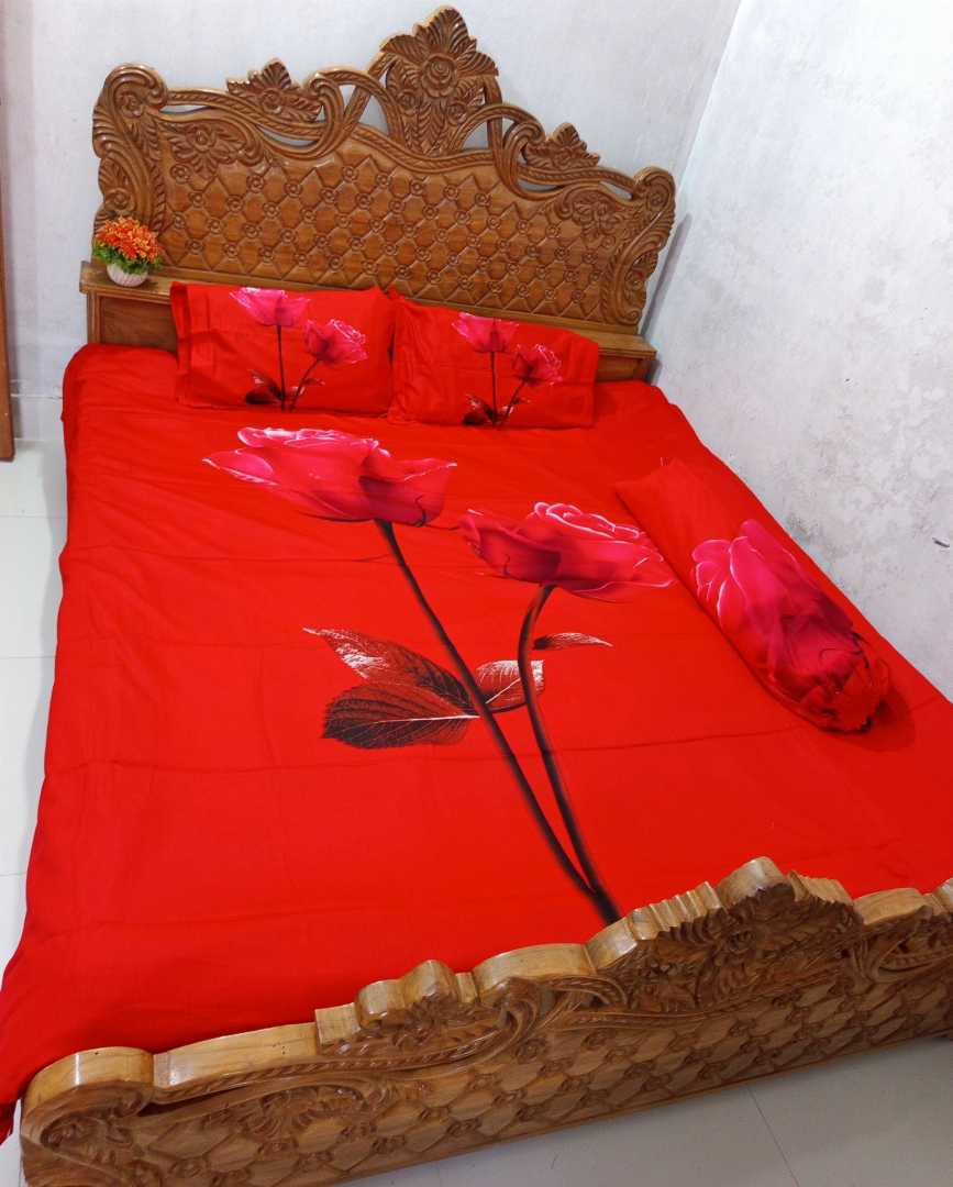 Luxury,King,size,Bed,Sheet,with,Matching,Pillow,covers