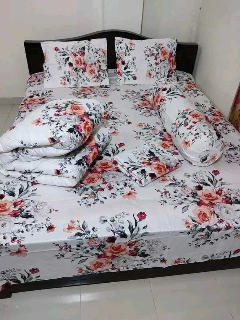Premium,Quality,Twill,Cotton,Comforter,5,Pcs,Set