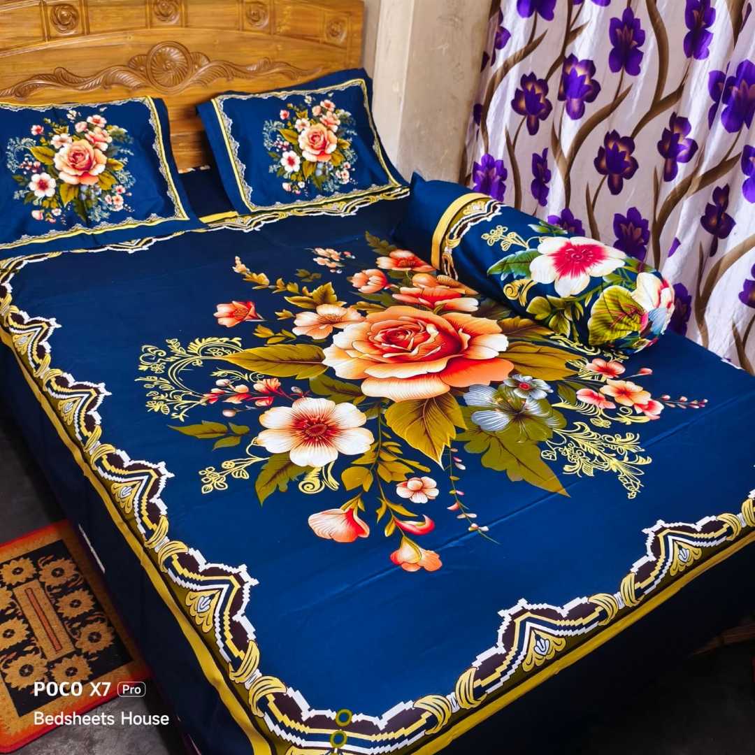 Luxury,King,size,Bed,Sheet,with,Matching,Pillow,covers
