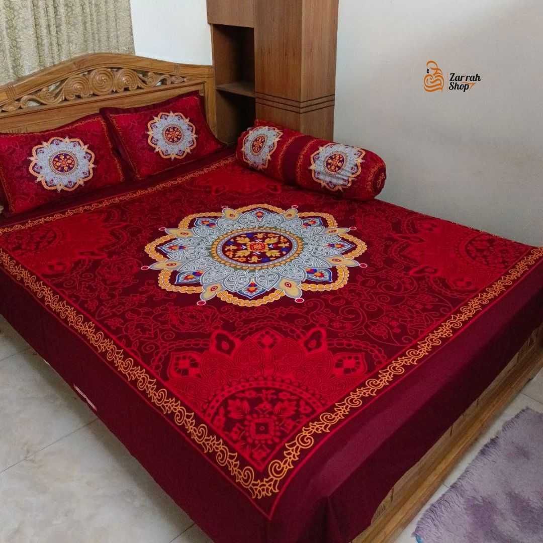 Luxury,King,size,Bed,Sheet,with,Matching,Pillow,covers