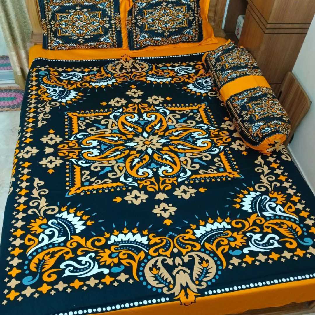 Luxury,King,size,Bed,Sheet,with,Matching,Pillow,covers