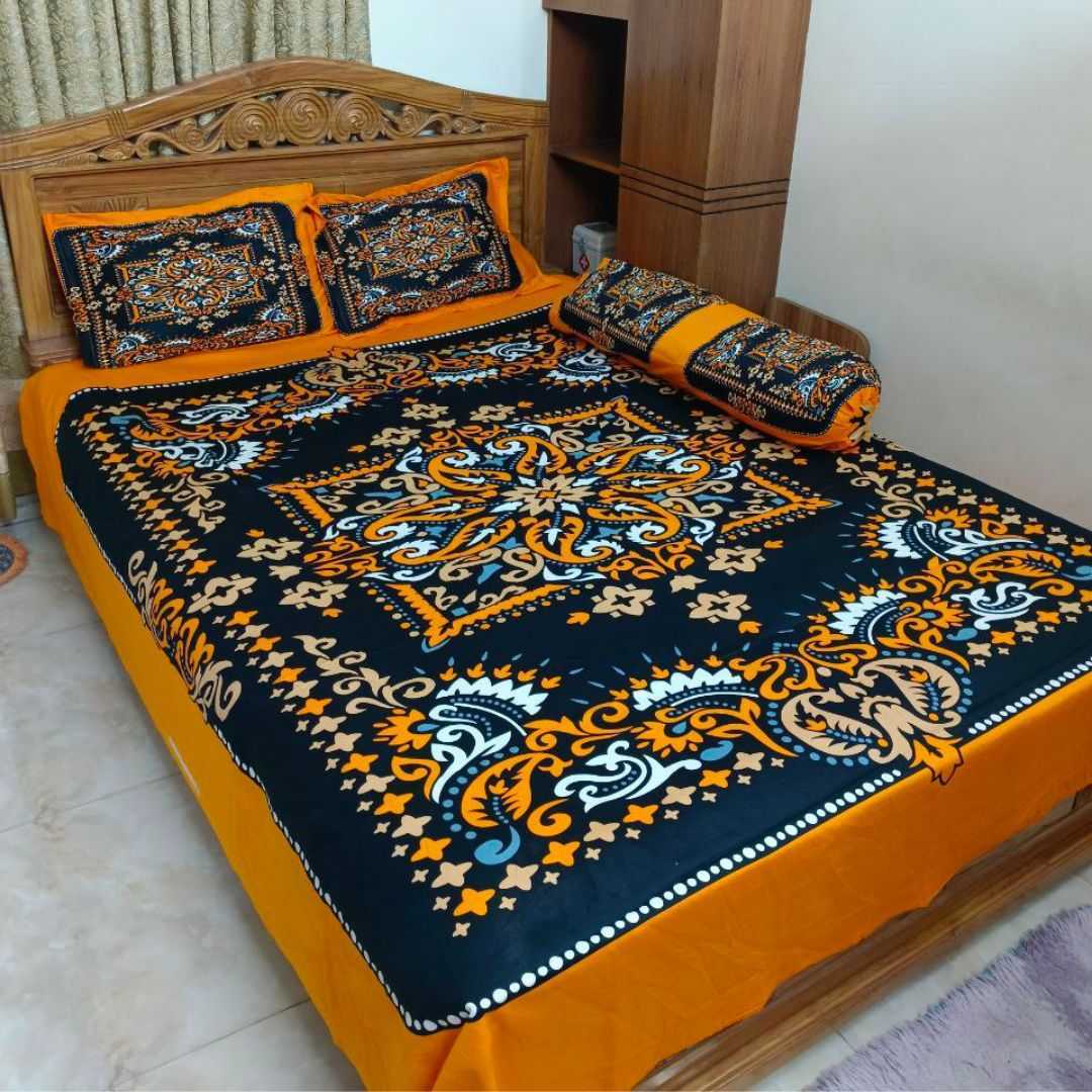 Luxury,King,size,Bed,Sheet,with,Matching,Pillow,covers