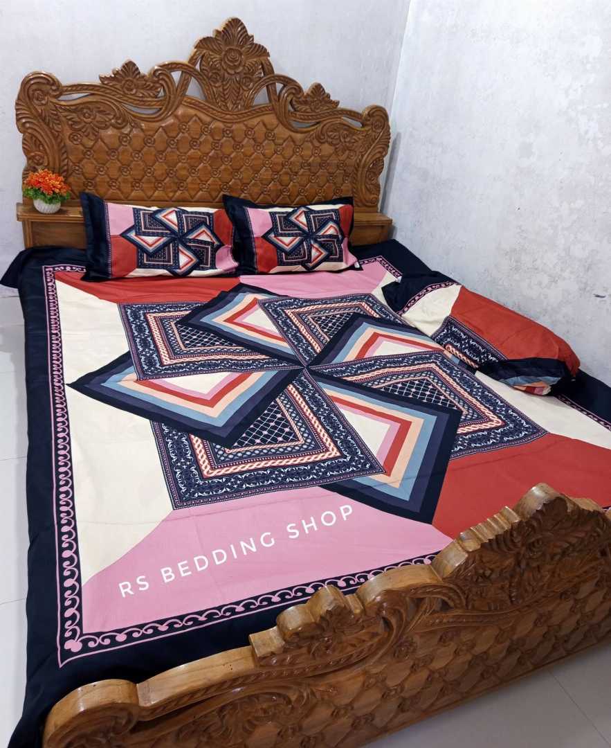 Luxury,King,size,Bed,Sheet,with,Matching,Pillow,covers