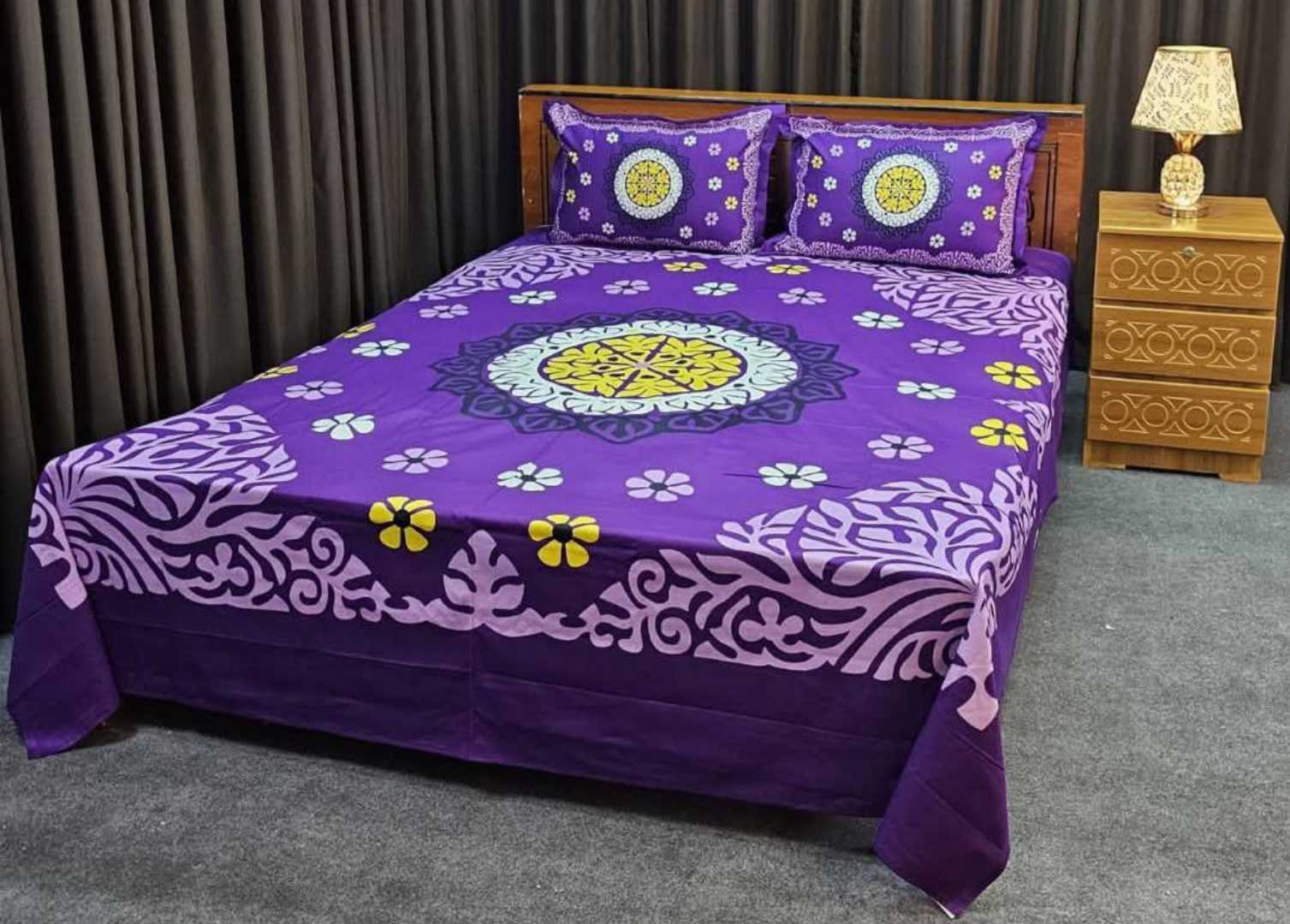 Luxury,King,size,Bed,Sheet,with,Matching,Pillow,covers