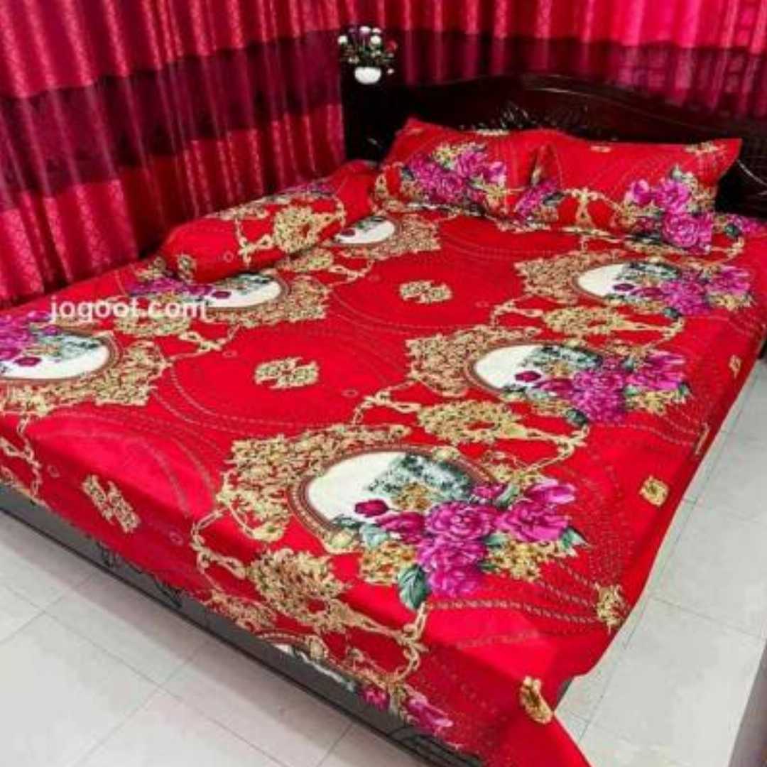 Luxury,King,size,Bed,Sheet,with,Matching,Pillow,covers