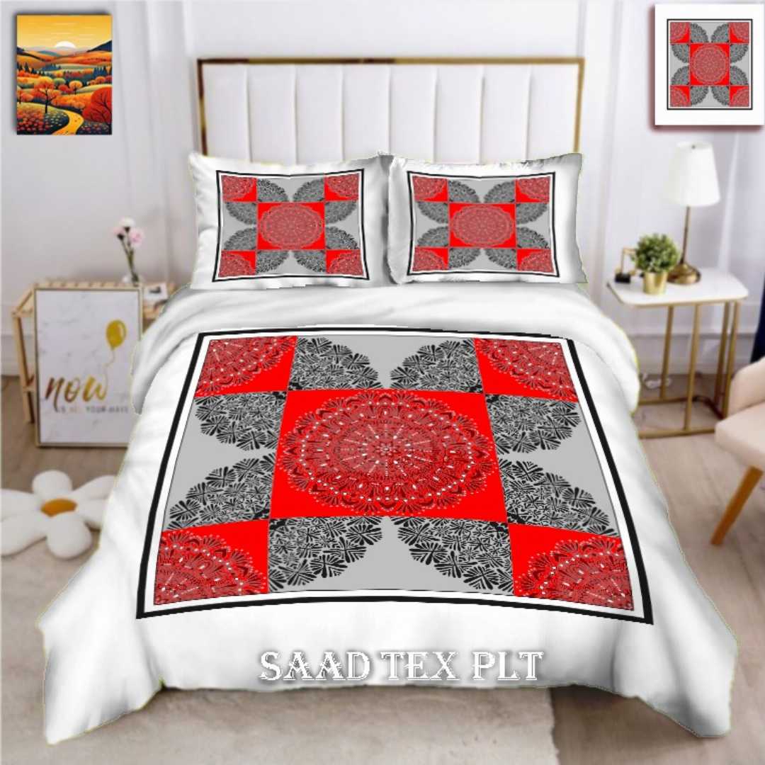 Luxury,King,size,Bed,Sheet,with,Matching,Pillow,covers