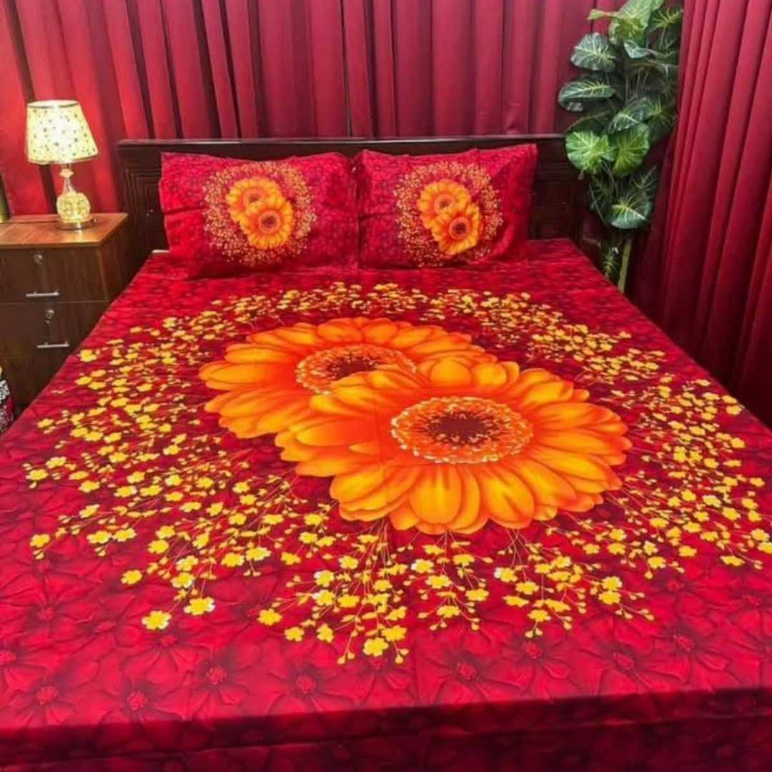 Luxury,King,size,Bed,Sheet,with,Matching,Pillow,covers