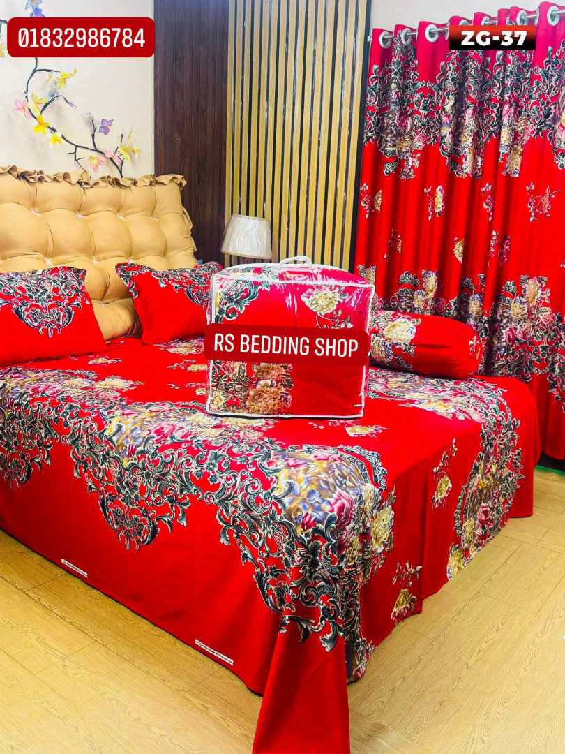 Premium,Quality,Twill,Cotton,Comforter,5,Pcs,Set
