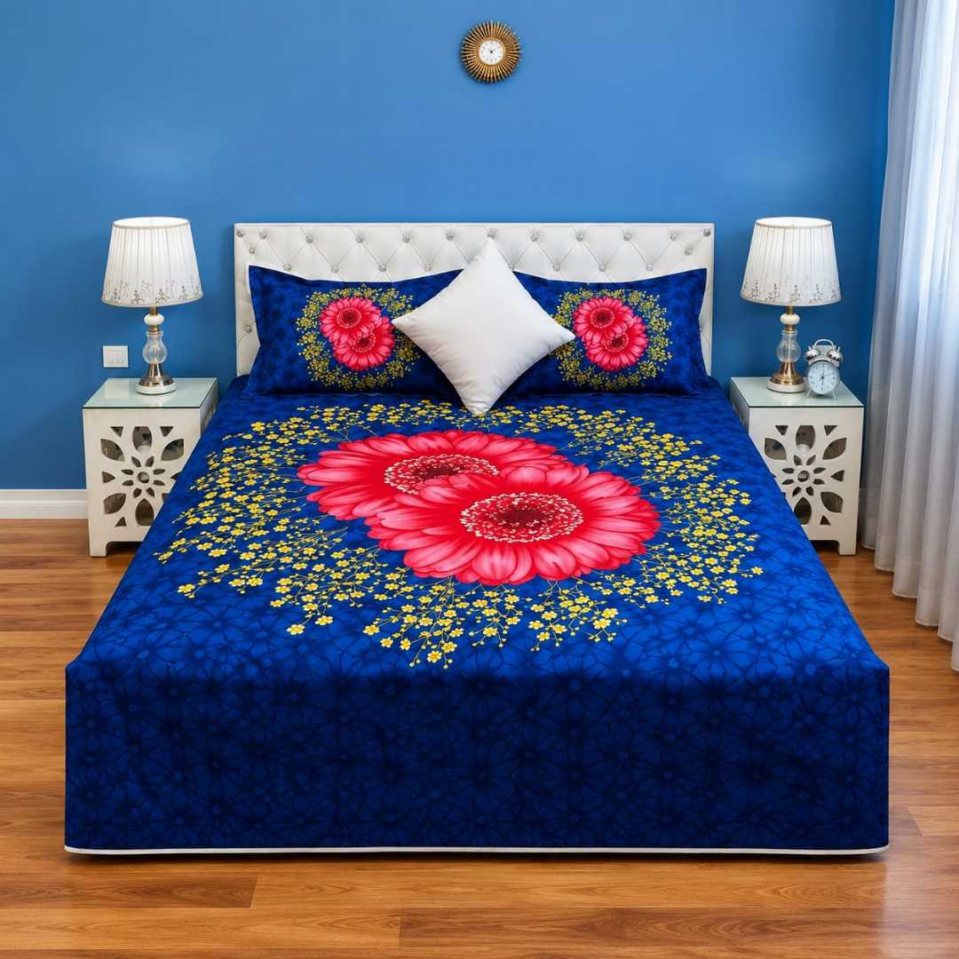 Luxury,King,size,Bed,Sheet,with,Matching,Pillow,covers