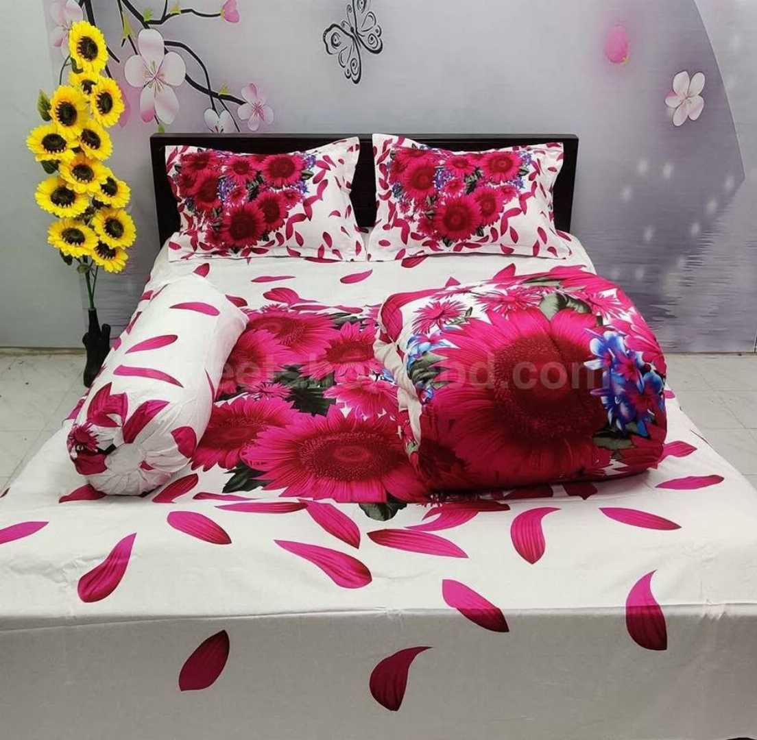 Premium,Quality,Twill,Cotton,Comforter,5,Pcs,Set