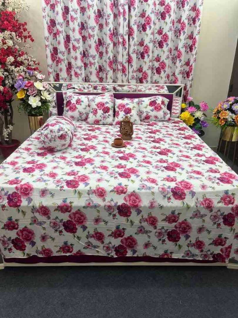 Premium,Quality,Twill,Cotton,Comforter,5,Pcs,Set