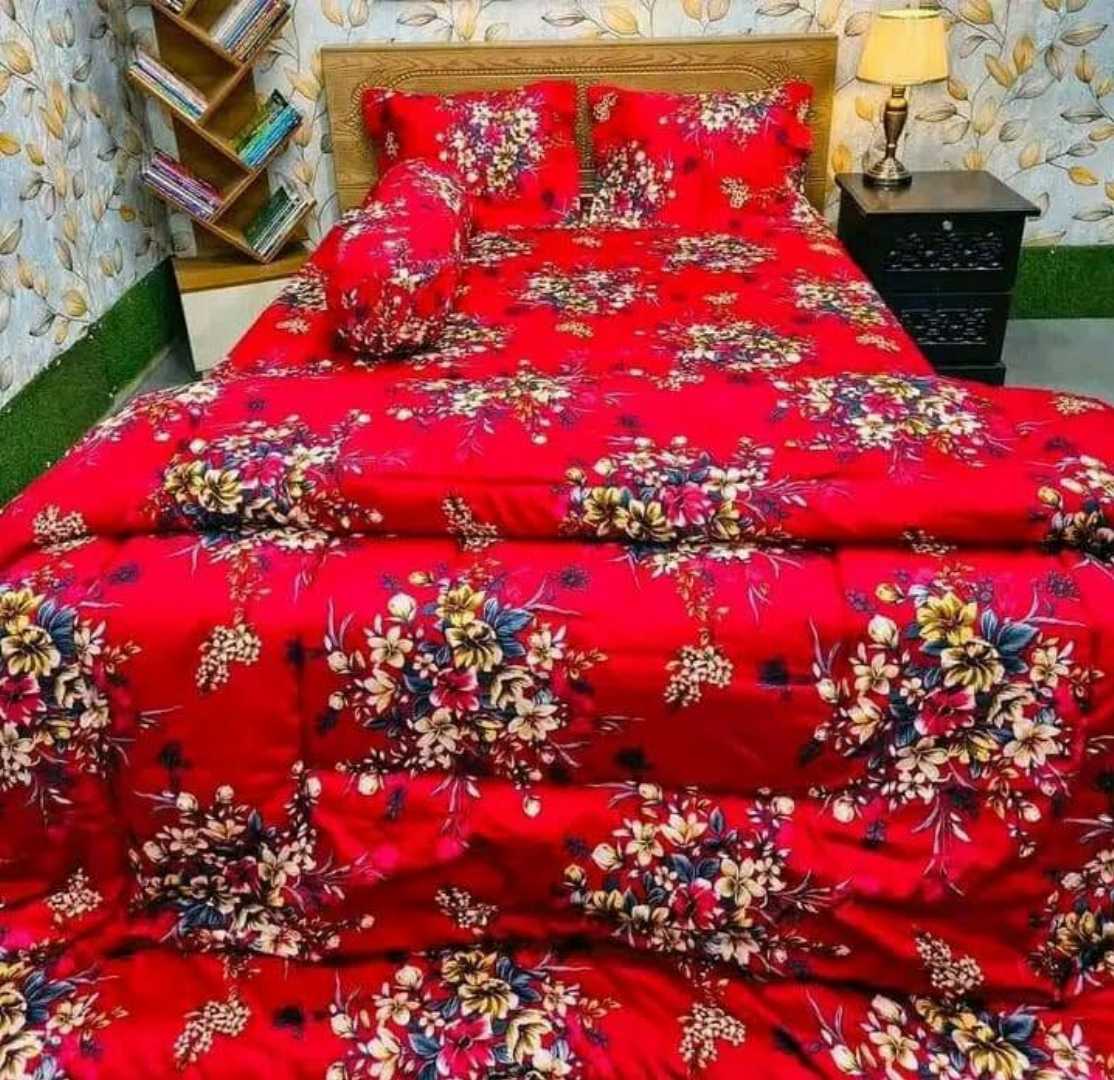 Premium,Quality,Twill,Cotton,Comforter,5,Pcs,Set