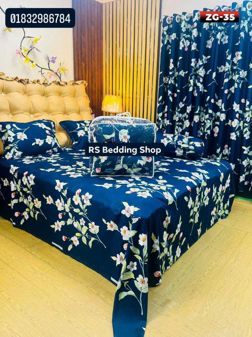 Premium,Quality,Twill,Cotton,Comforter,5,Pcs,Set