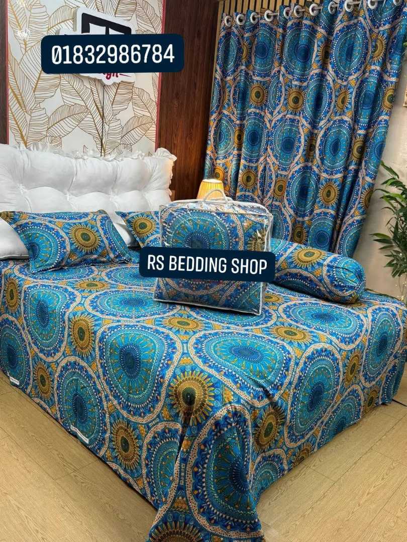 Premium,Quality,Twill,Cotton,Comforter,5,Pcs,Set