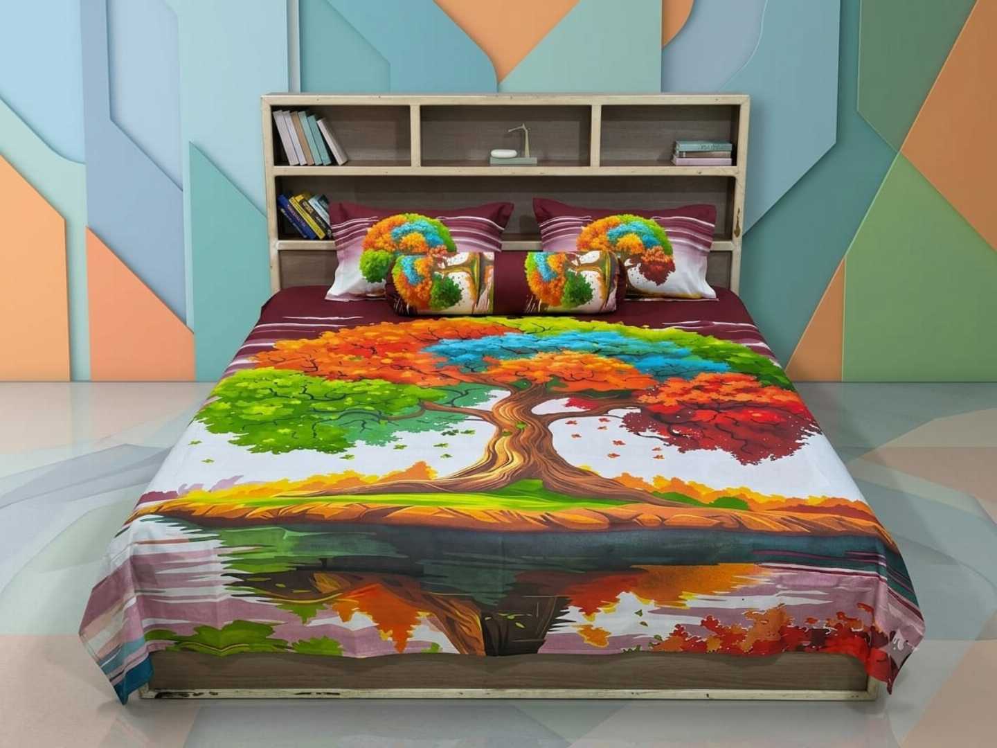 Luxury,King,size,Bed,Sheet,with,Matching,Pillow,covers