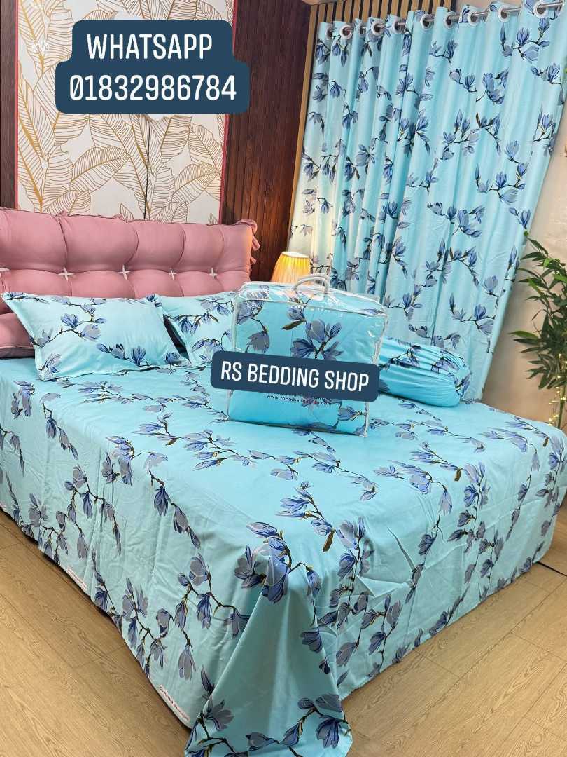 Premium,Quality,Twill,Cotton,Comforter,5,Pcs,Set
