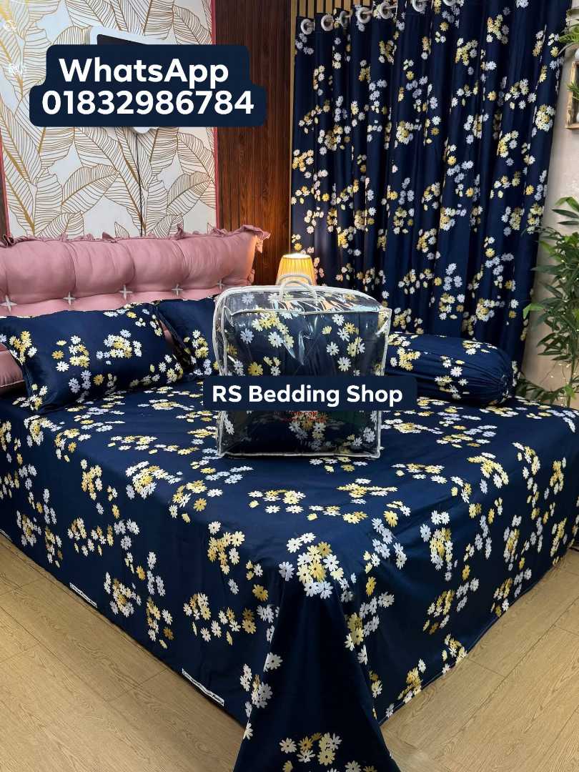 Premium,Quality,Twill,Cotton,Comforter,5,Pcs,Set
