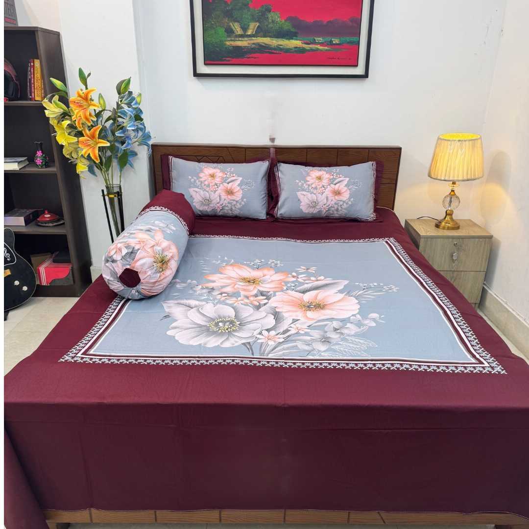 Luxury,King,size,Bed,Sheet,with,Matching,Pillow,covers