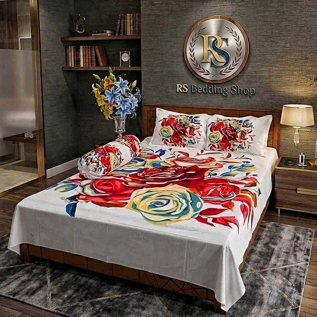 Luxury,King,size,Bed,Sheet,with,Matching,Pillow,covers