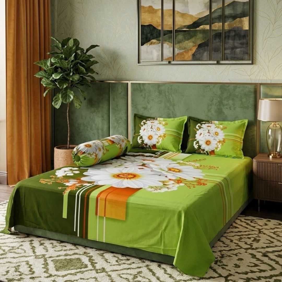 Luxury,King,size,Bed,Sheet,with,Matching,Pillow,covers