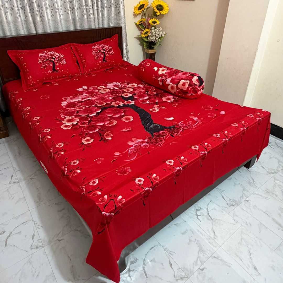 Luxury,King,size,Bed,Sheet,with,Matching,Pillow,covers