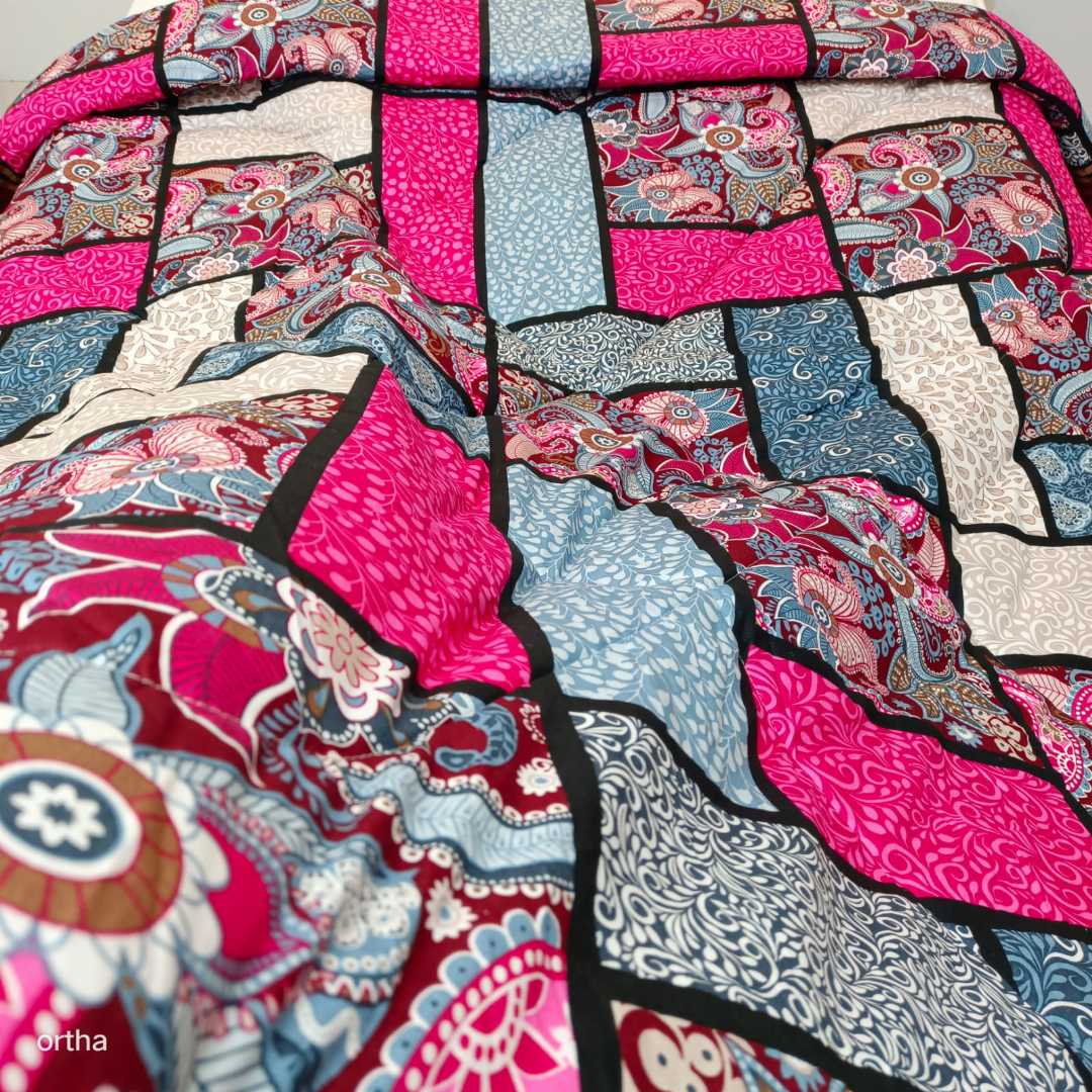 Premium,Quality,Twill,Cotton,Comforter,5,Pcs,Set
