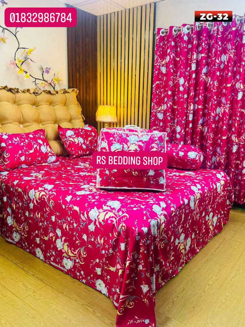 Premium,Quality,Twill,Cotton,Comforter,5,Pcs,Set