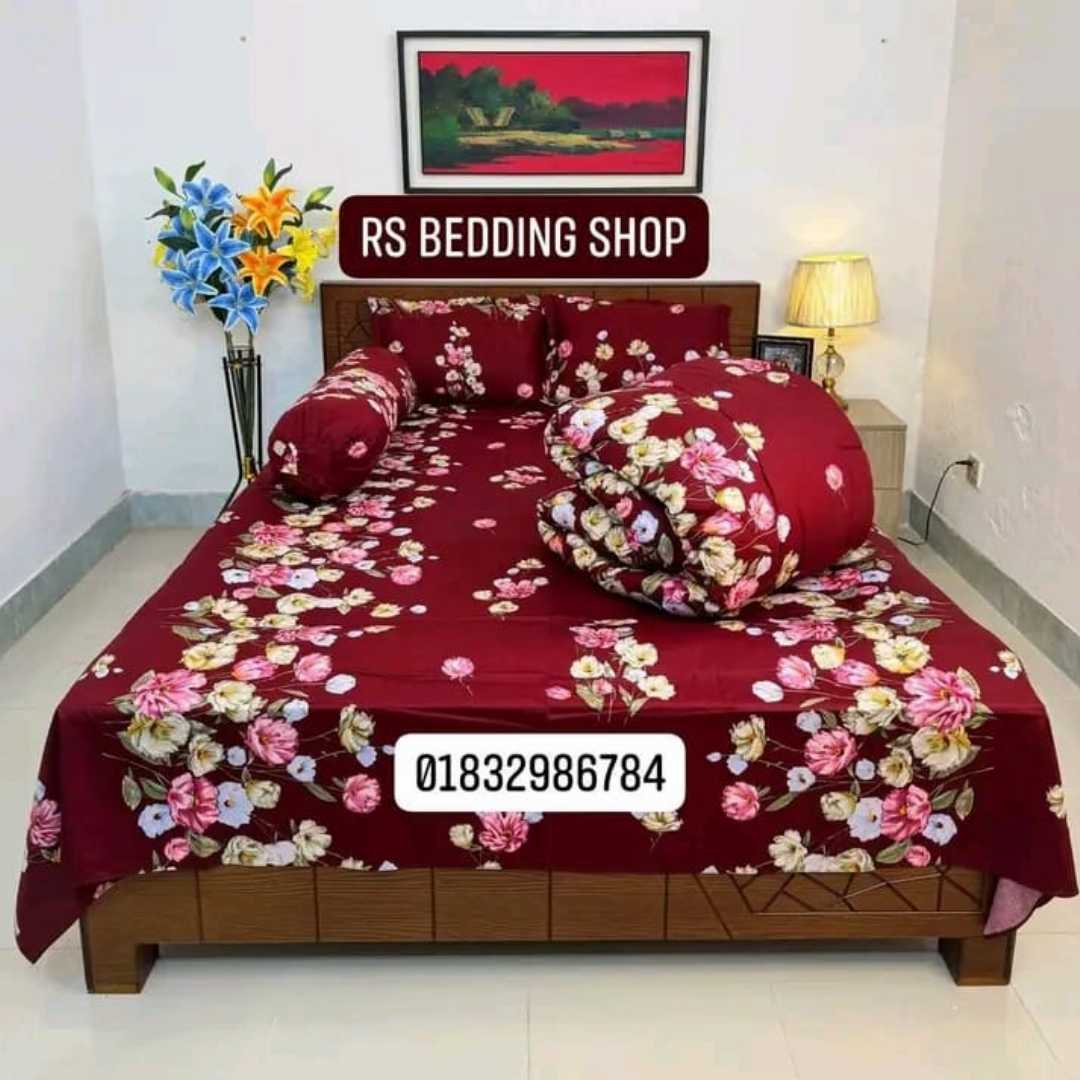 Premium,Quality,Twill,Cotton,Comforter,5,Pcs,Set
