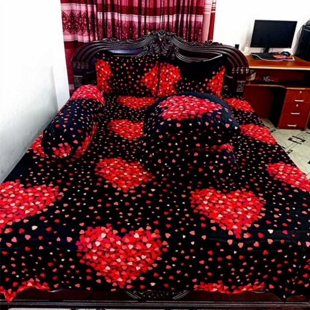 Premium,Quality,Twill,Cotton,Comforter,5,Pcs,Set