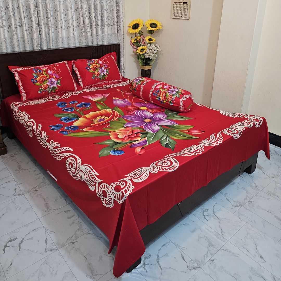 Luxury,King,size,Bed,Sheet,with,Matching,Pillow,covers