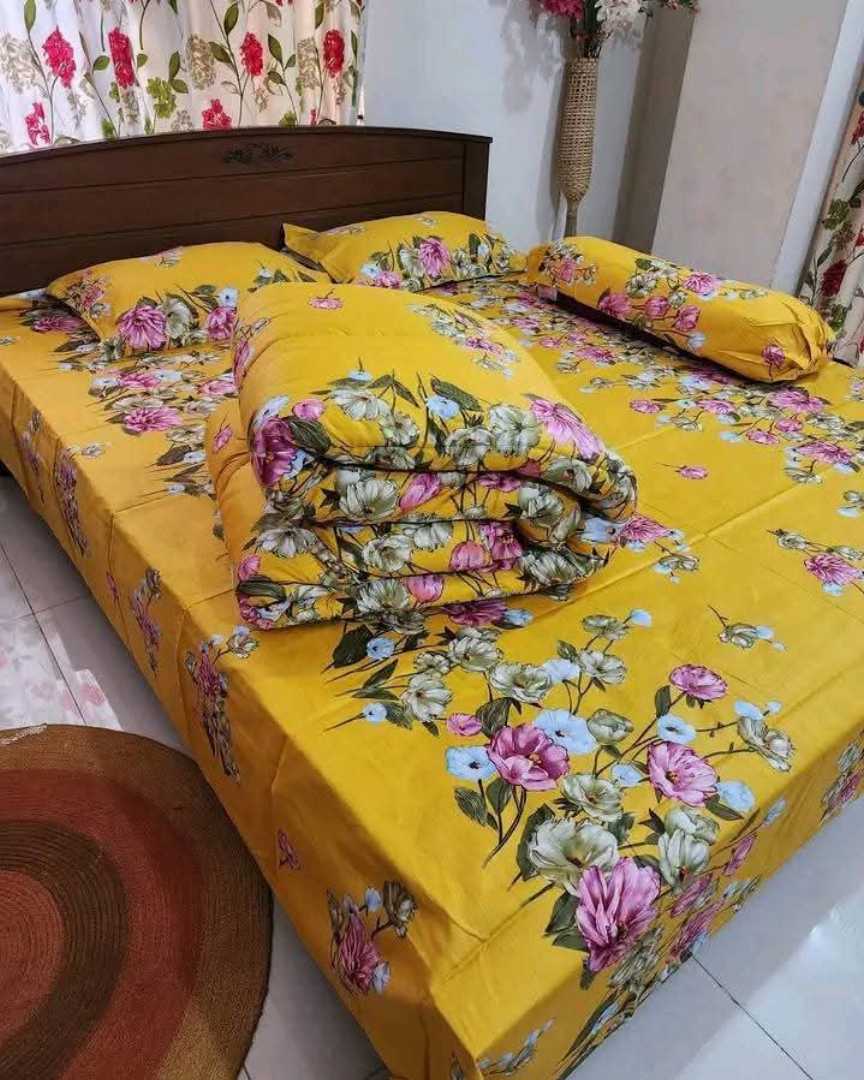 Premium,Quality,Twill,Cotton,Comforter,5,Pcs,Set