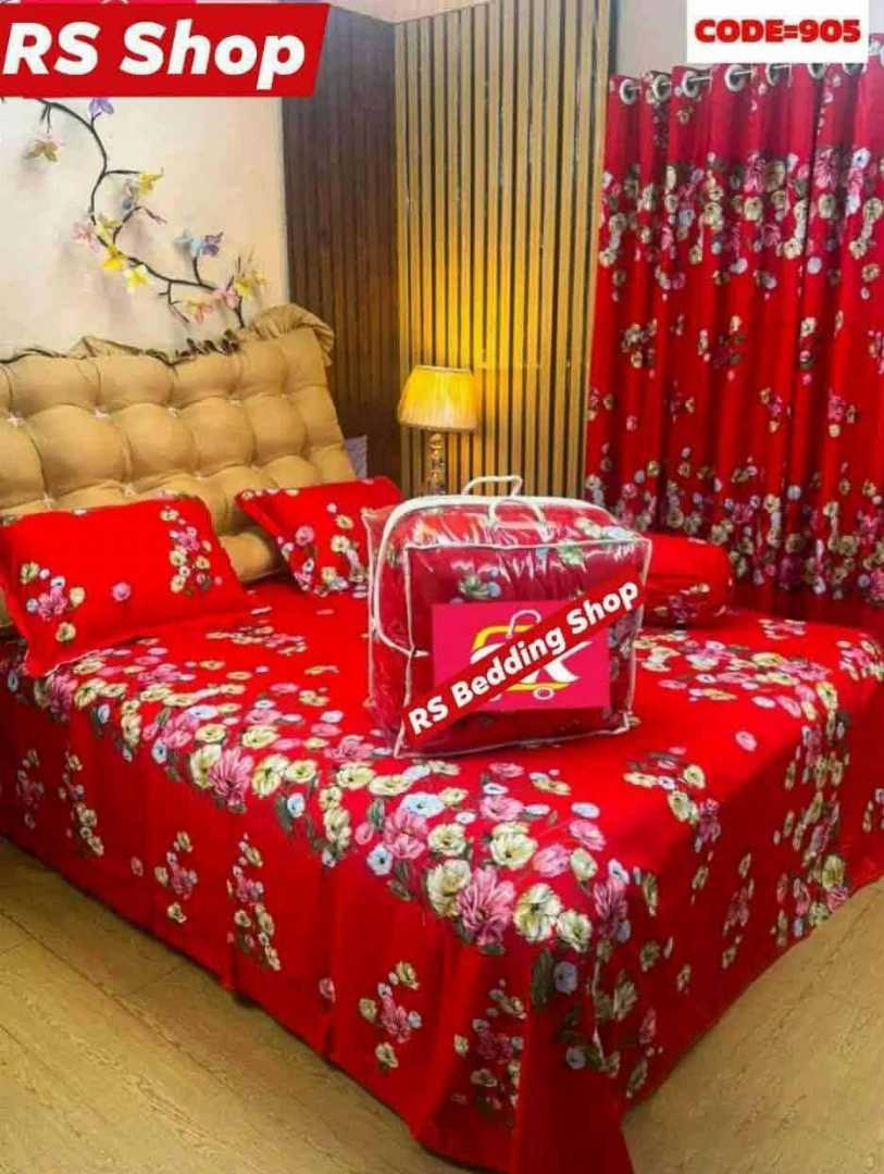 Premium,Quality,Twill,Cotton,Comforter,5,Pcs,Set