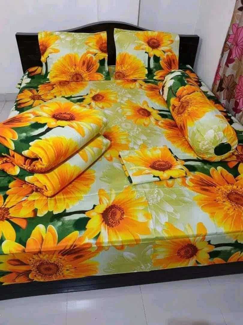 Premium,Quality,Twill,Cotton,Comforter,5,Pcs,Set