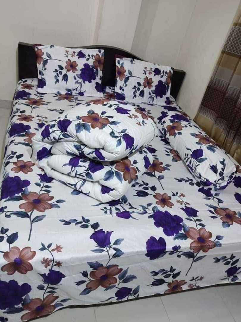 Premium,Quality,Twill,Cotton,Comforter,5,Pcs,Set