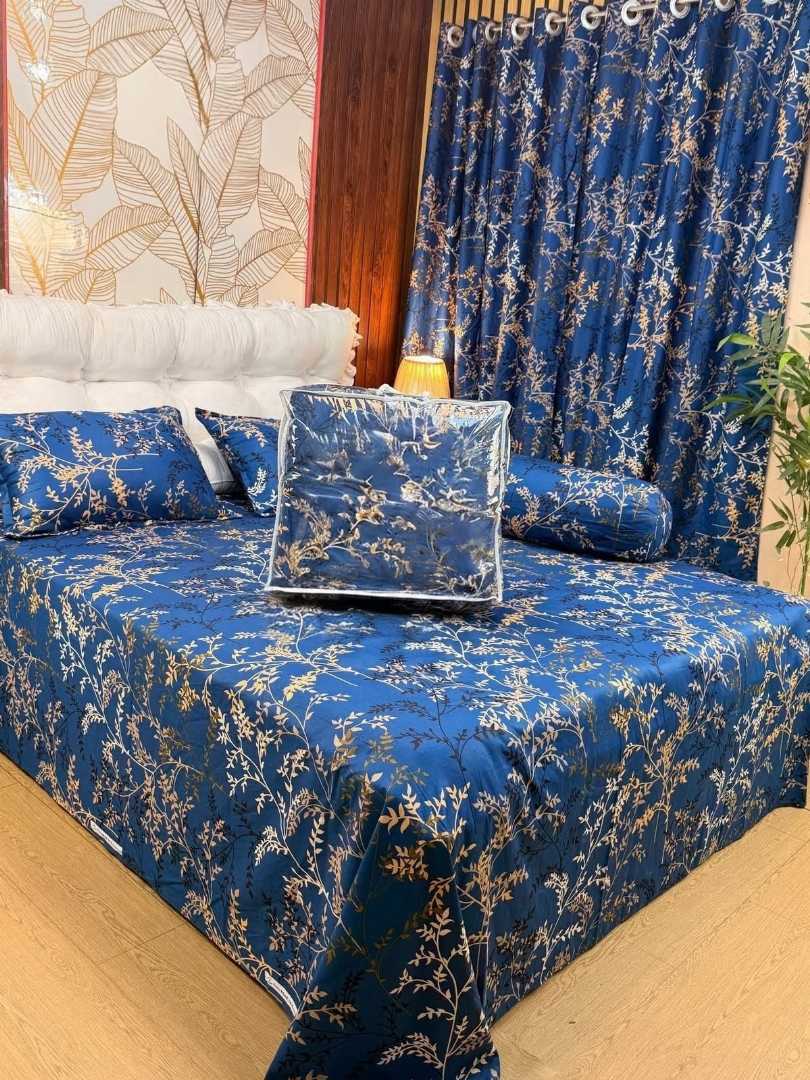 Premium,Quality,Twill,Cotton,Comforter,5,Pcs,Set