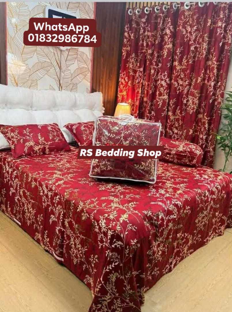 Premium,Quality,Twill,Cotton,Comforter,5,Pcs,Set
