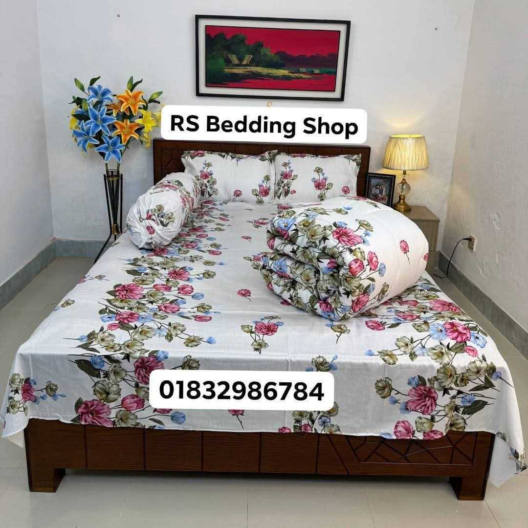 Premium,Quality,Twill,Cotton,Comforter,5,Pcs,Set