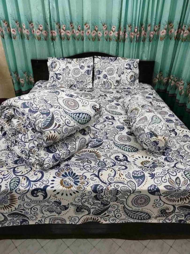 Premium,Quality,Twill,Cotton,Comforter,5,Pcs,Set