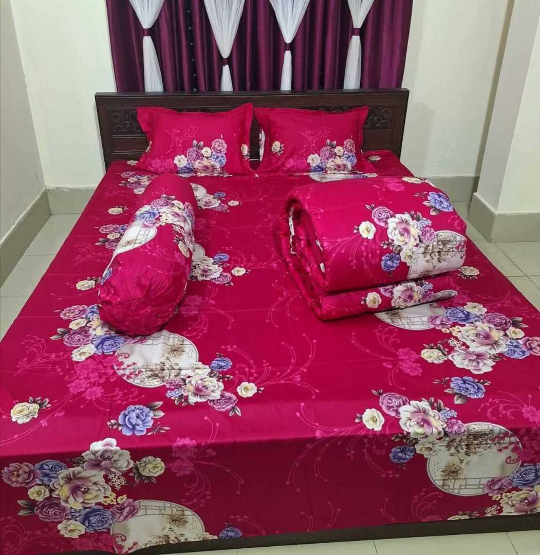 Premium,Quality,Twill,Cotton,Comforter,5,Pcs,Set