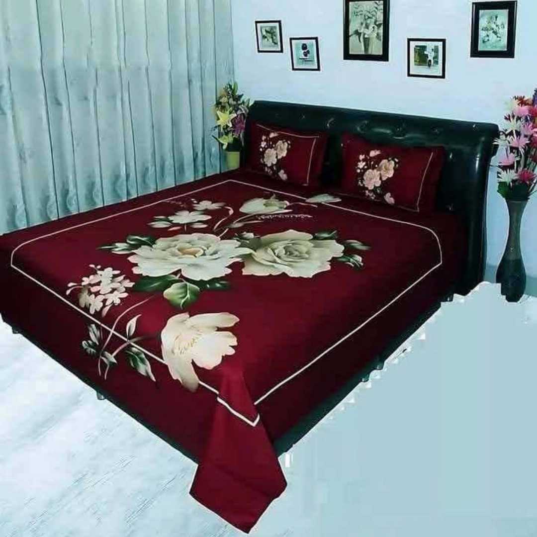 Luxury,King,size,Bed,Sheet,with,Matching,Pillow,covers
