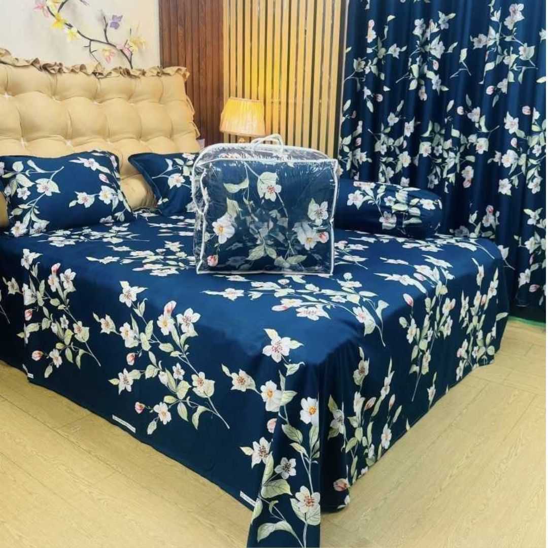Premium,Quality,Twill,Cotton,Comforter,5,Pcs,Set