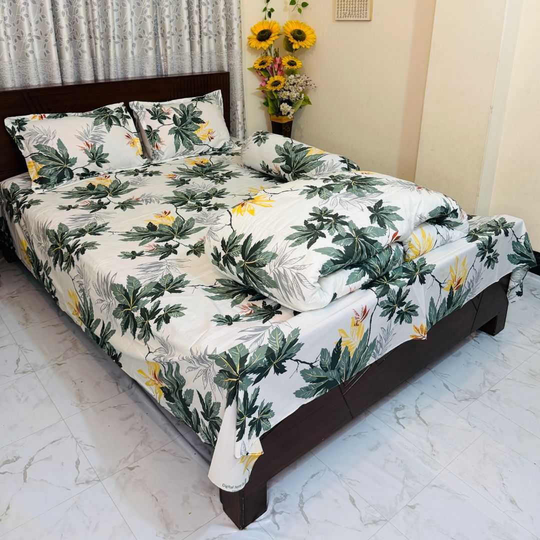 Premium,Quality,Twill,Cotton,Comforter,5,Pcs,Set