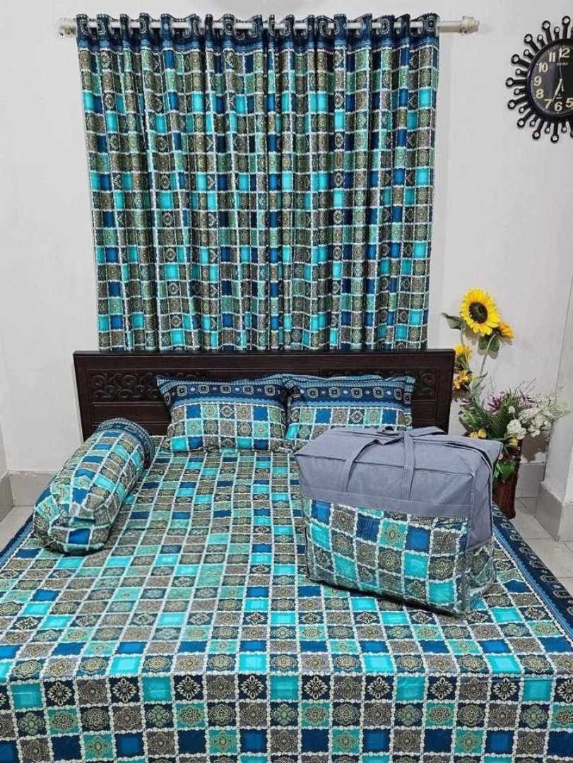 Premium,Quality,Twill,Cotton,Comforter,5,Pcs,Set