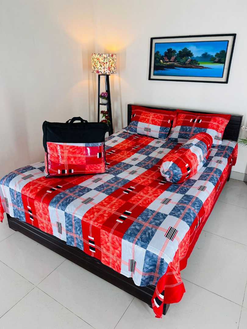 Premium,Quality,Twill,Cotton,Comforter,5,Pcs,Set