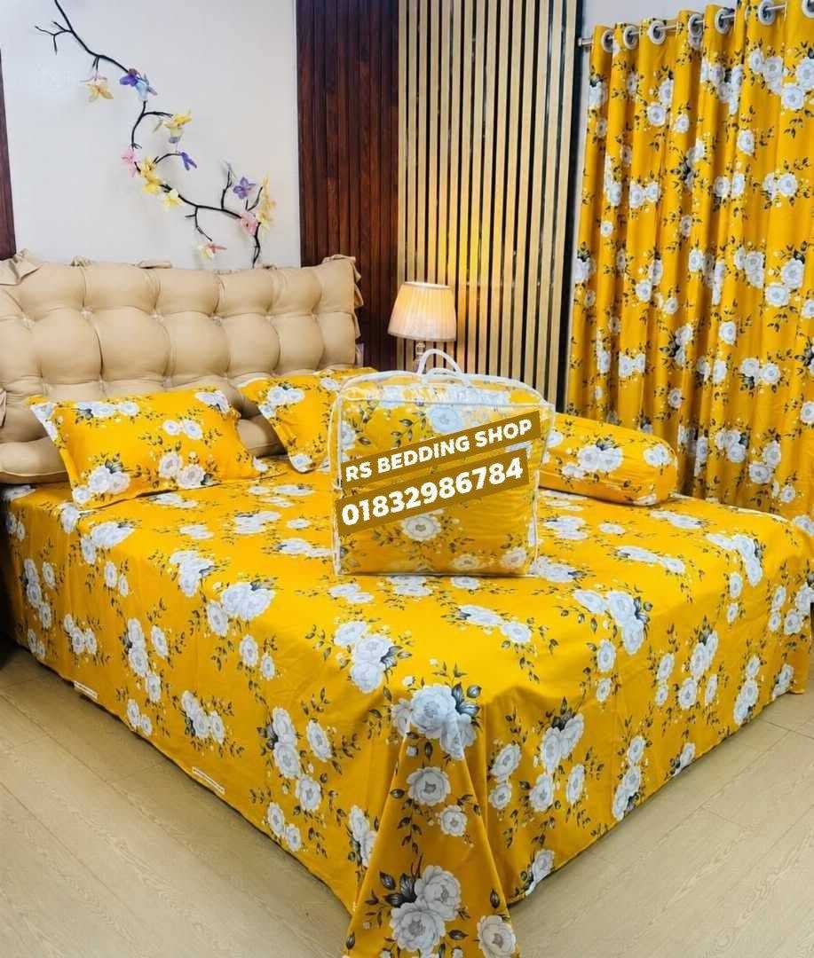 Premium,Quality,Twill,Cotton,Comforter,5,Pcs,Set