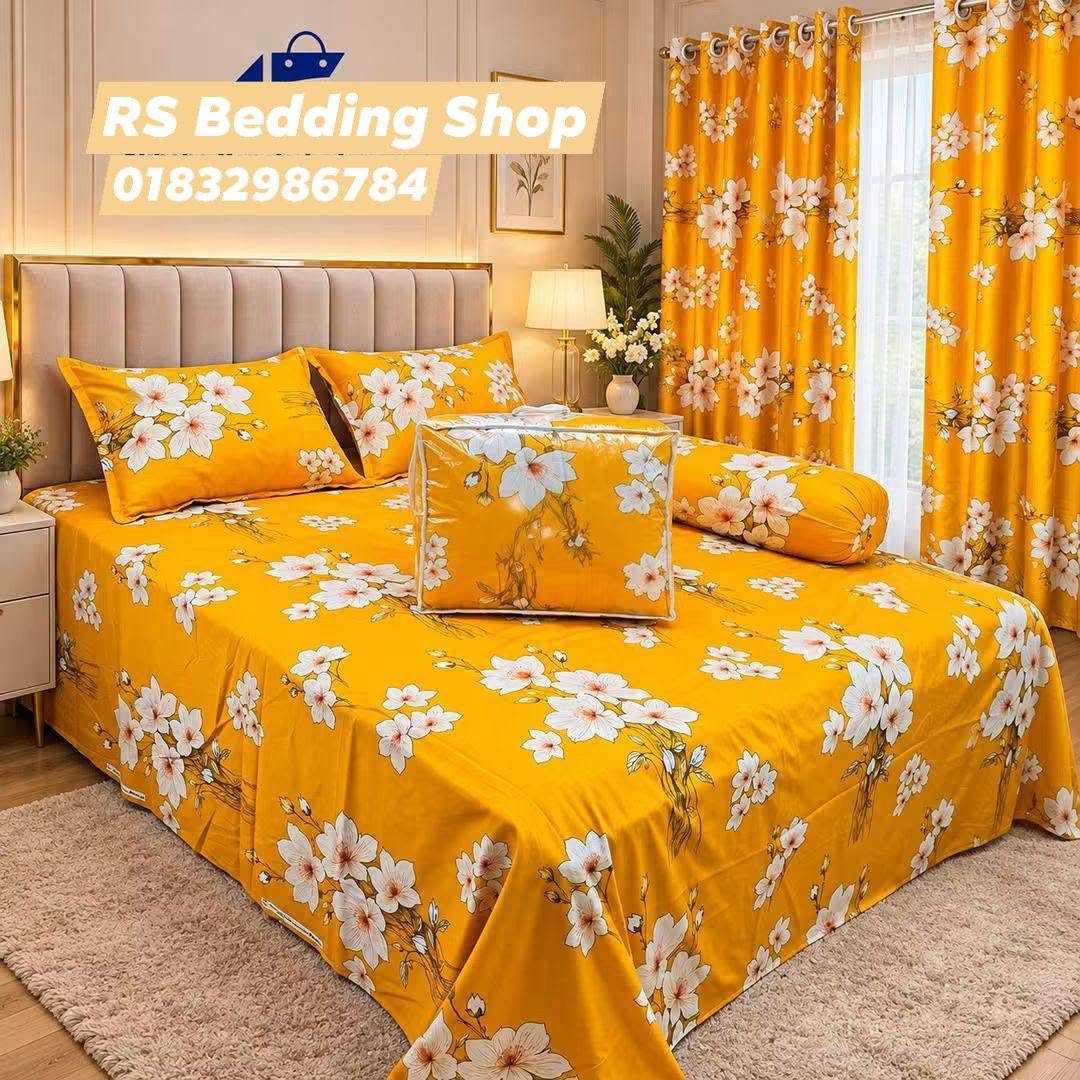 Premium,Quality,Twill,Cotton,Comforter,5,Pcs,Set
