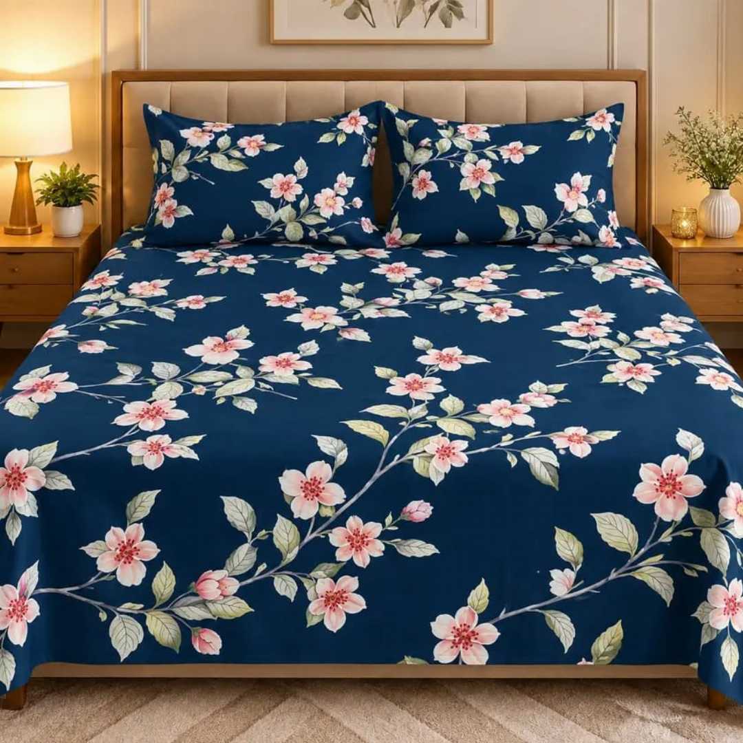 Luxury,King,size,Bed,Sheet,with,Matching,Pillow,covers
