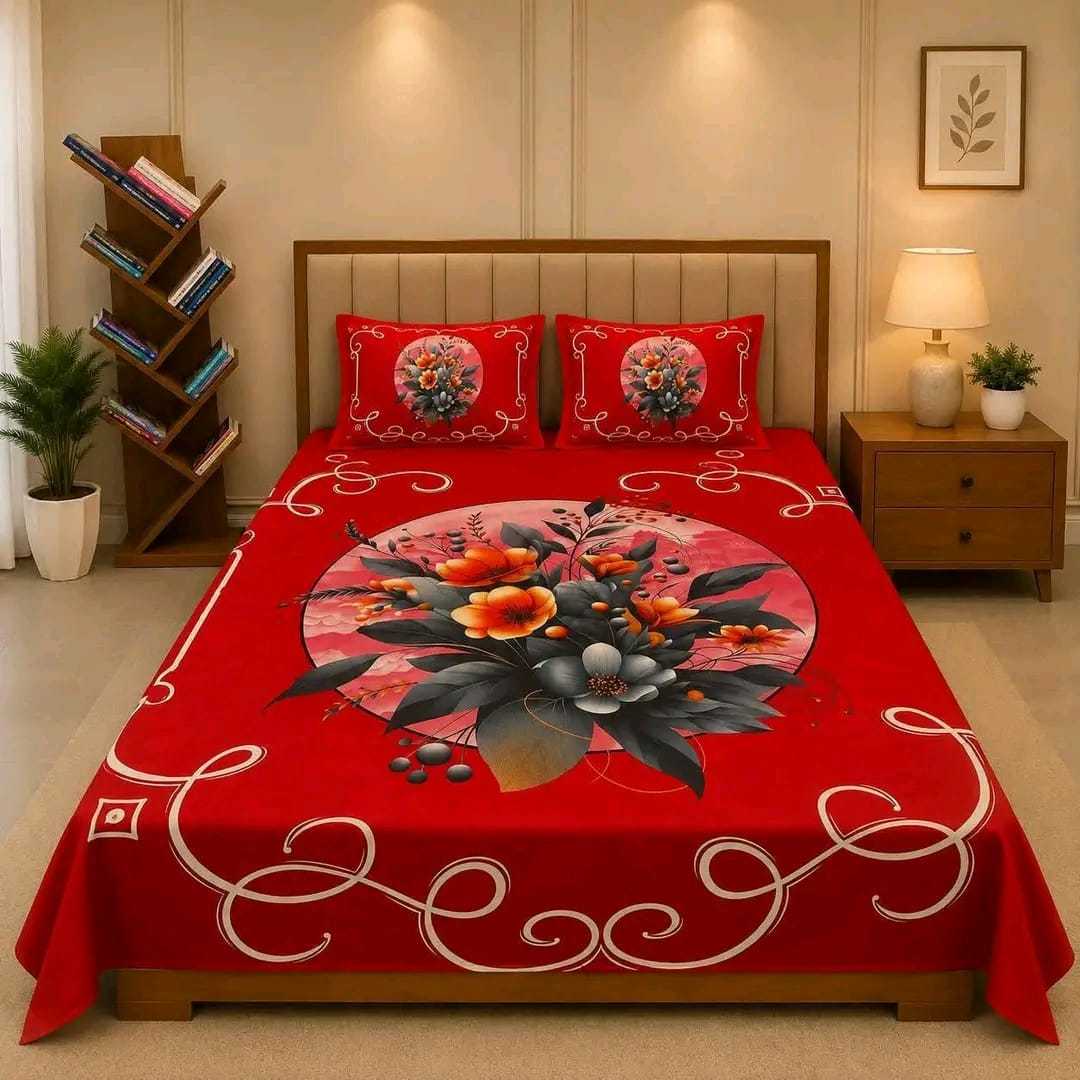 Luxury,King,size,Bed,Sheet,with,Matching,Pillow,covers
