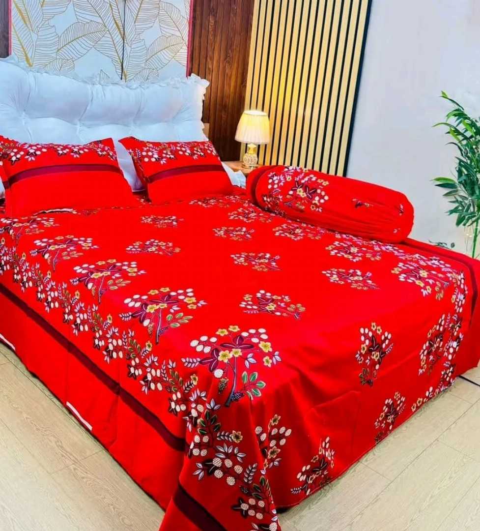 Luxury,King,size,Bed,Sheet,with,Matching,Pillow,covers